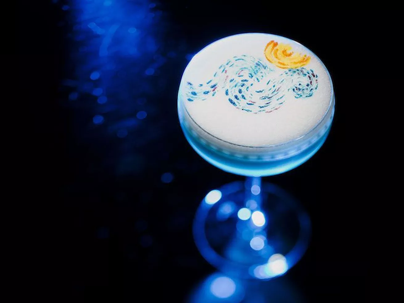 Illustration for article titled Don't Even Think About Ruining These Art-Inspired Cocktails by Drinking Them